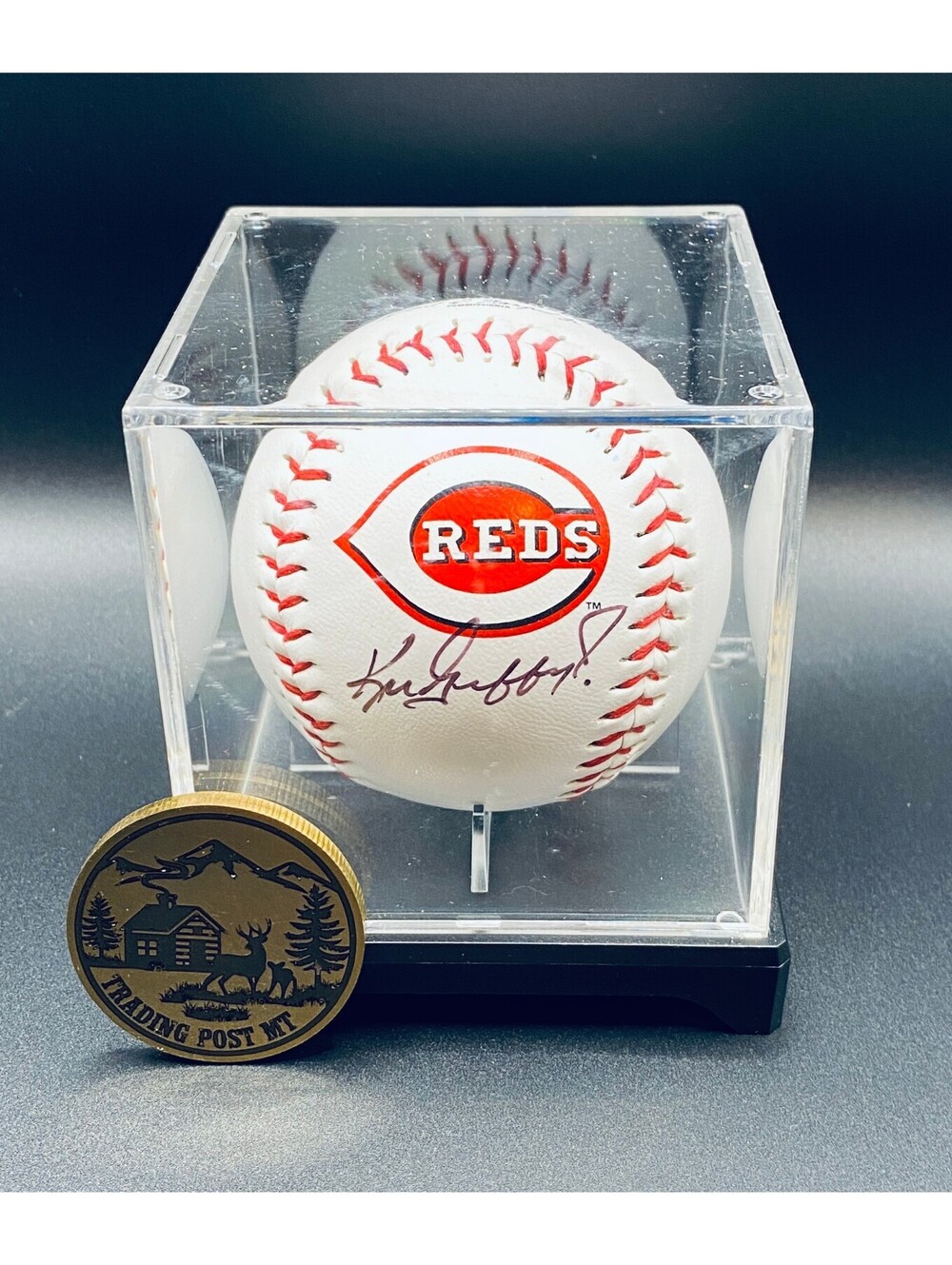 Ken Griffey Jr. Signed Logo Baseball With COA (PC489194)
